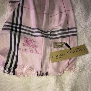 Classic Check Cashmere and Silk Scarf